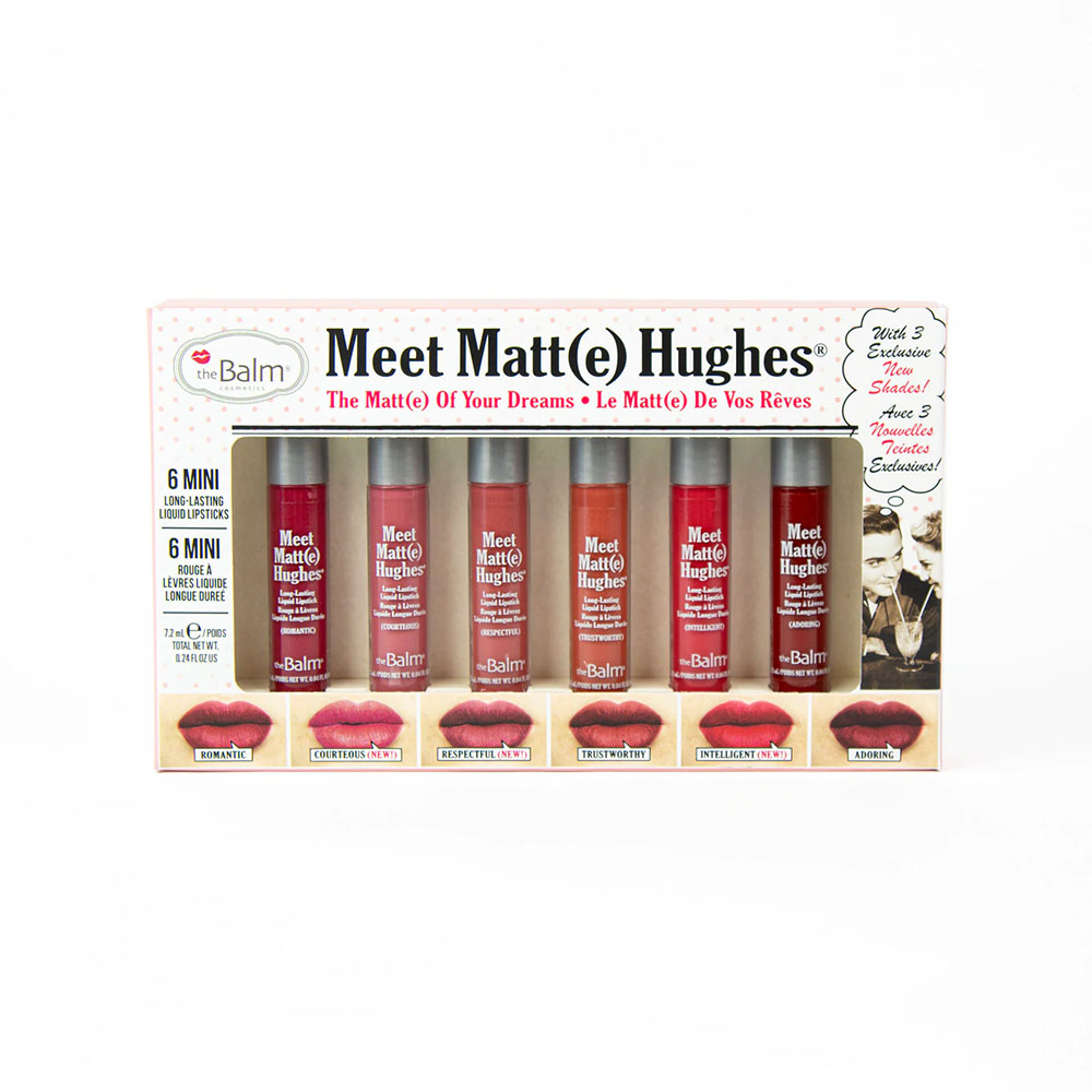 The Balm Meet Matte Hughes 6 Mini Long Liquid Lasting Lipstick Vol.12