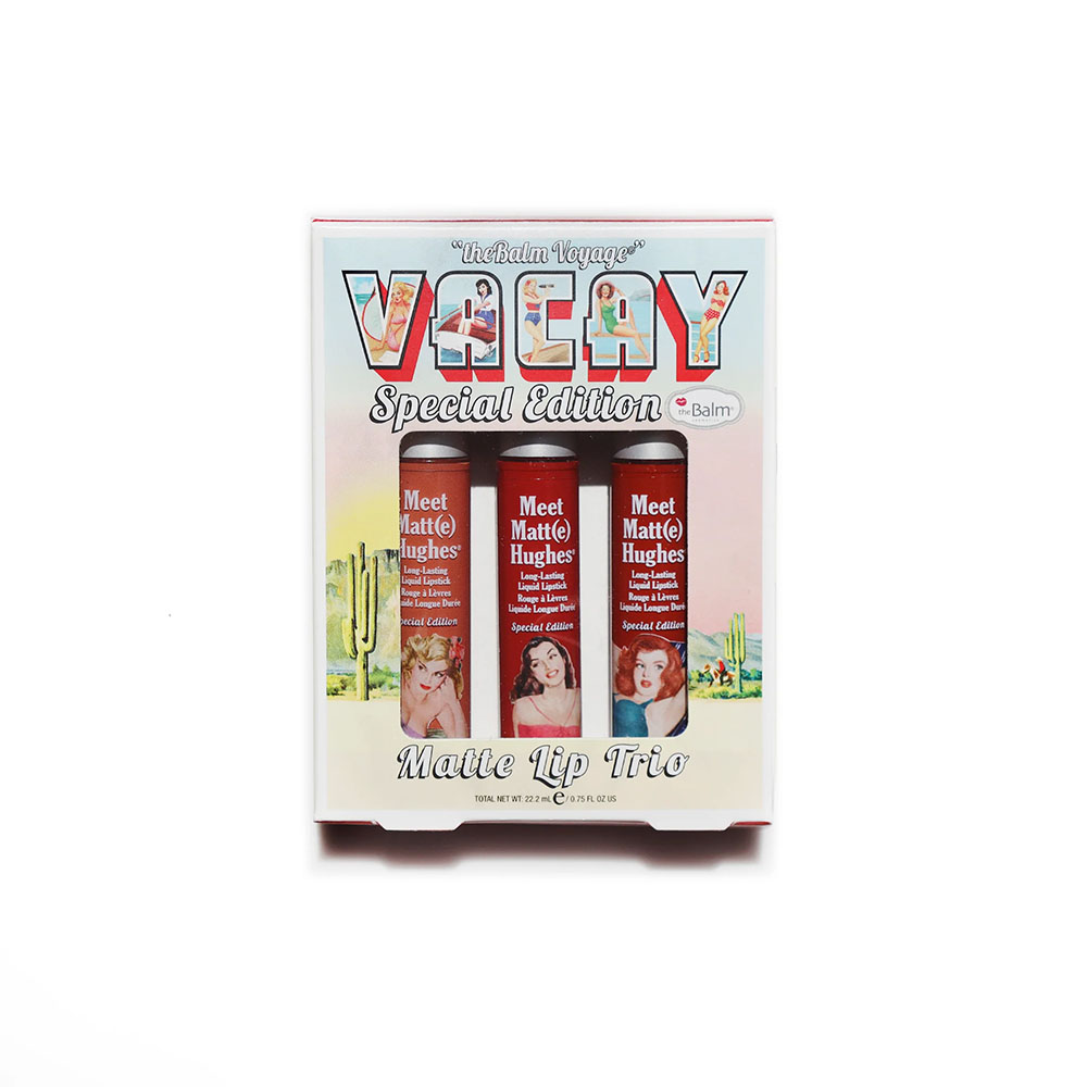 The Balm Meet Matte Hughes Trio Kit Vacay