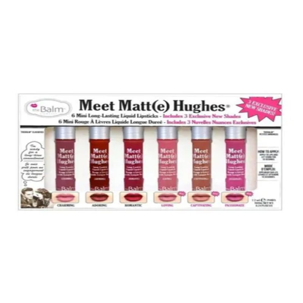 The Balm Meet Matte Hughes 6 Mini Long Liquid Lasting Lipstick Vol.10