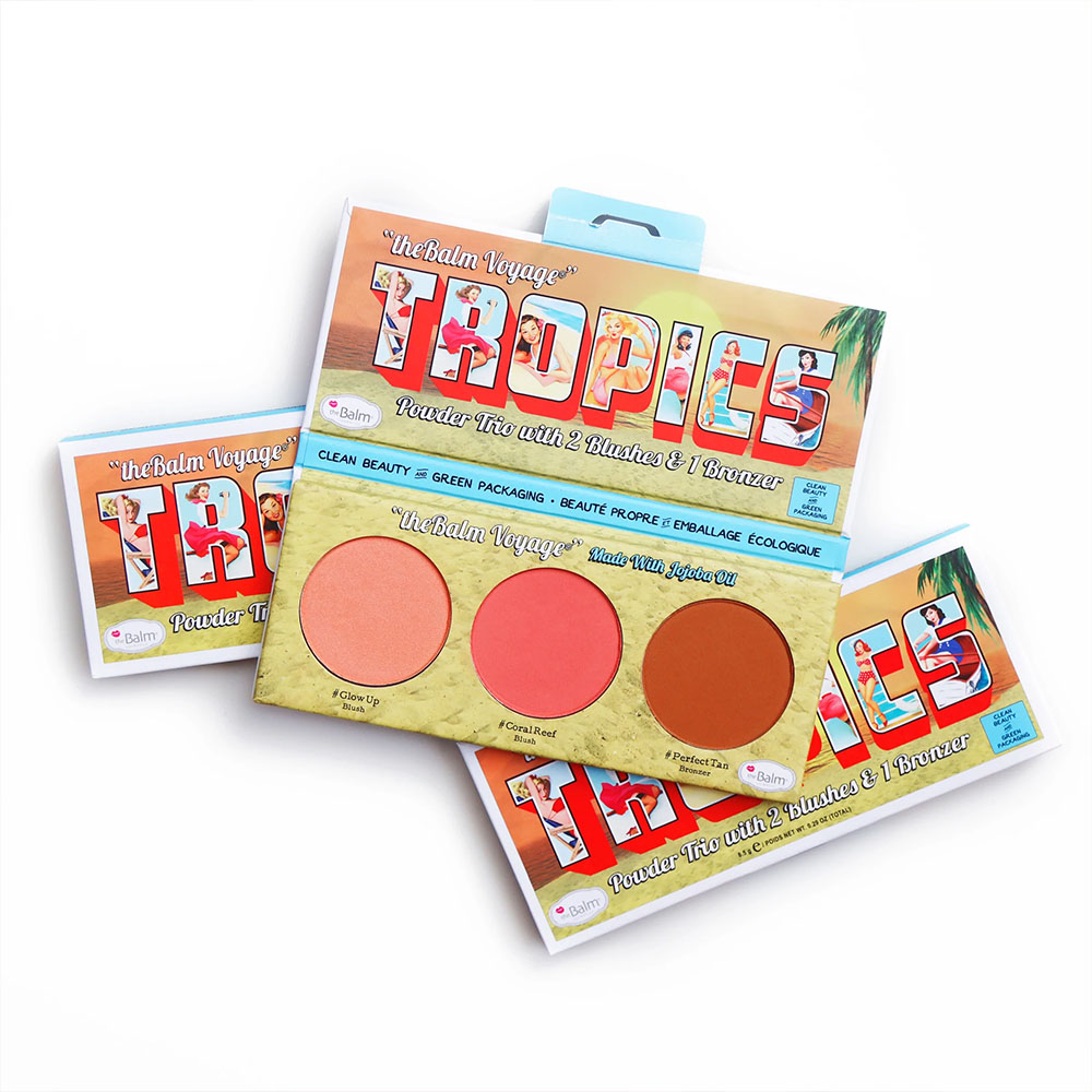 The Balm Tropics Powder Trio Palette