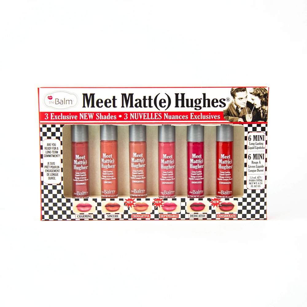 The Balm Meet Matte Hughes 6 Mini Long Liquid Lasting Lipstick Vol.14