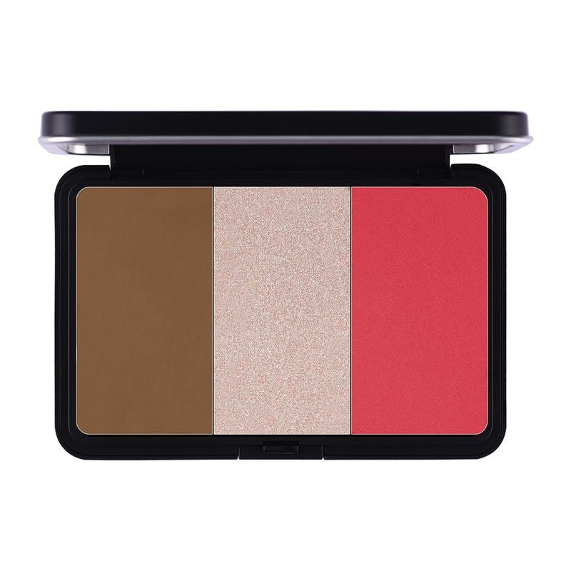 Glambo Contour/Highlighter/Blush Palette