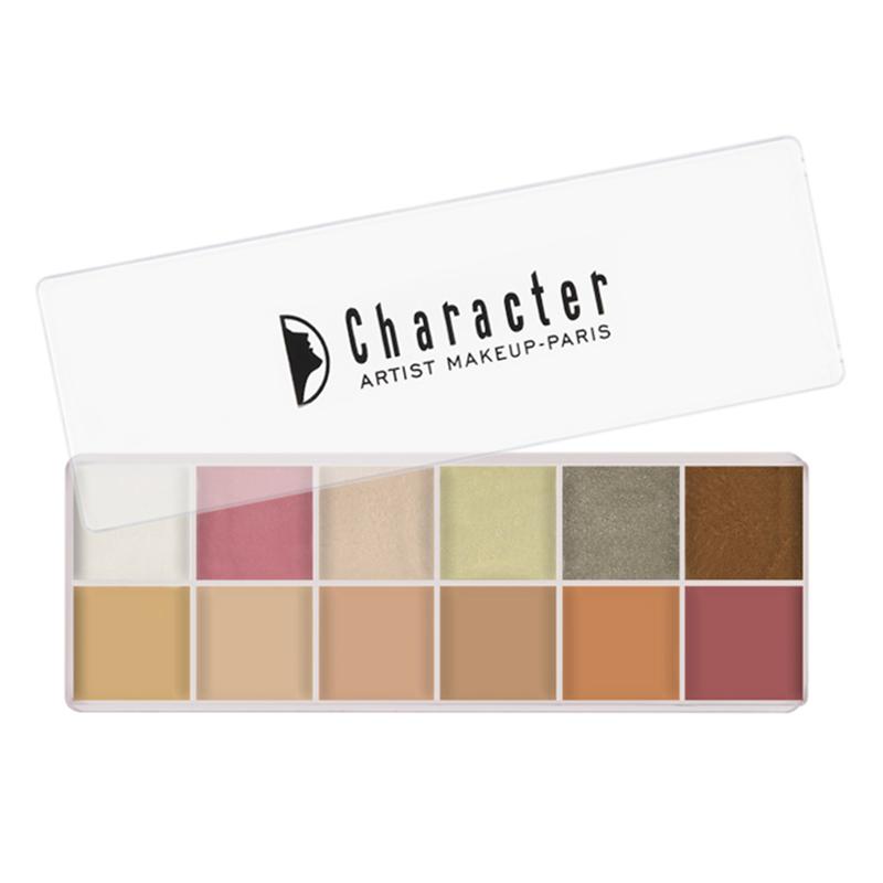 Character 12 Color Artist Makeup Palette & Glitter - BCCZ001