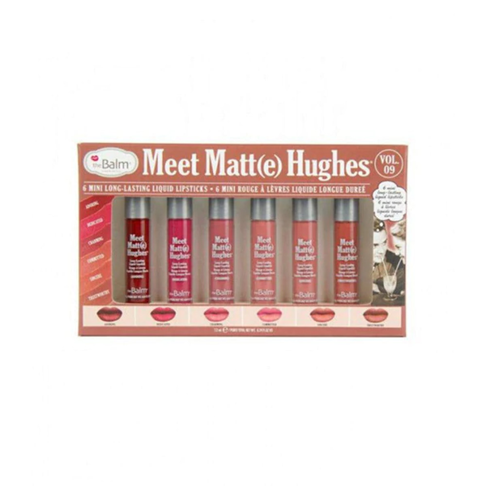 The Balm Meet Matte Hughes 6 Mini Long Lasting Lipstick VOL. 9