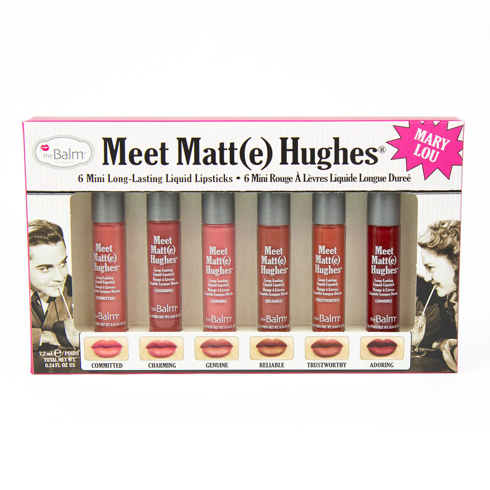 The Balm Meet Matte Hughes 6 Mini Long Lasting Lipstick MARY YOU