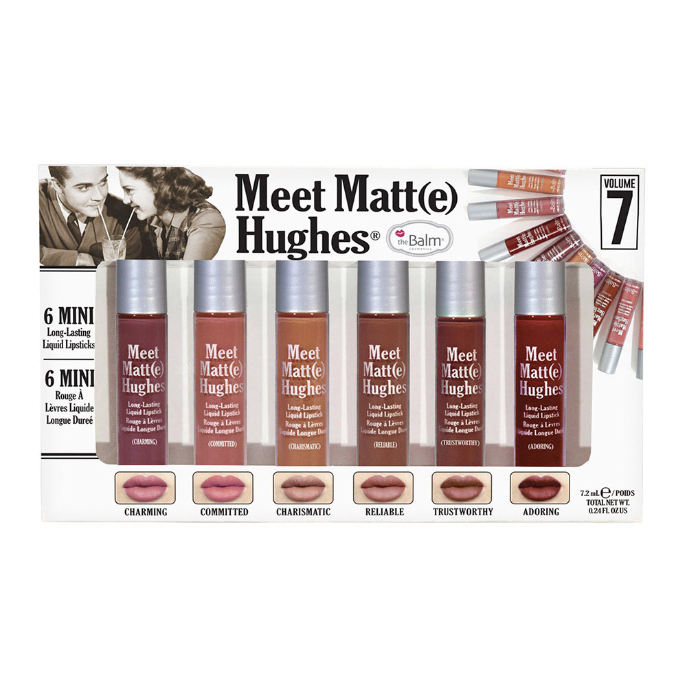 The Balm Meet Matte Hughes 6 Mini Long Liquid Lasting Lipstick Vol.7